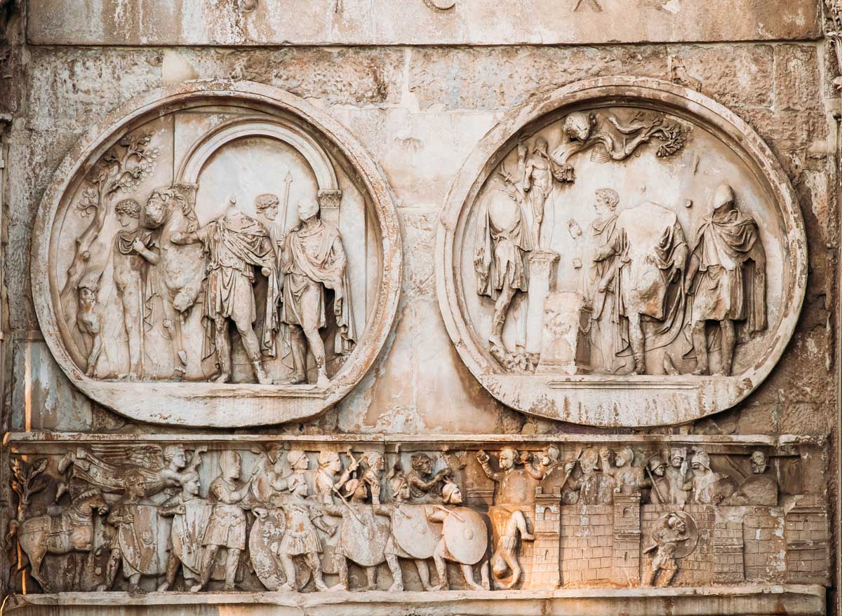 rome italy details of arch of constantine bas r 2026 03 23 23 48 38 utc