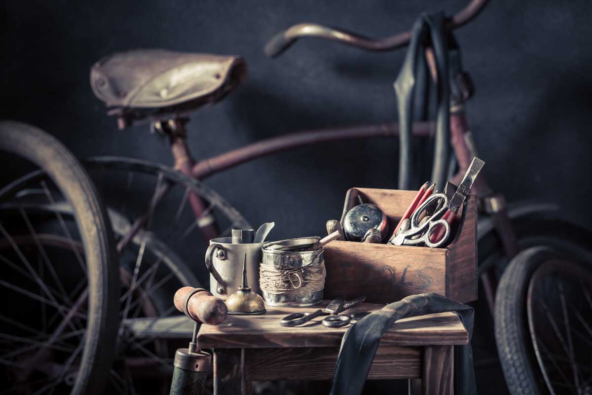 old bike fix service with wheels rubber patch and 2026 01 09 06 58 59 utc