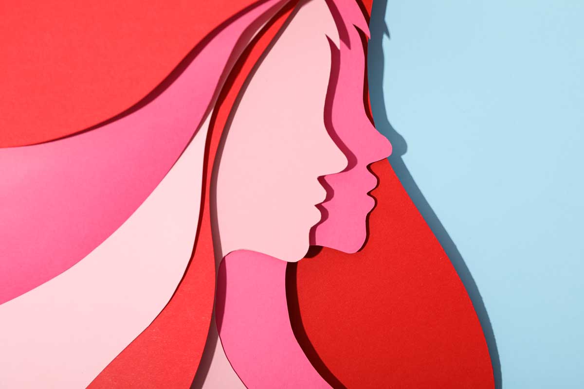 paper female head on a light background 2026 03 24 23 18 17 utc
